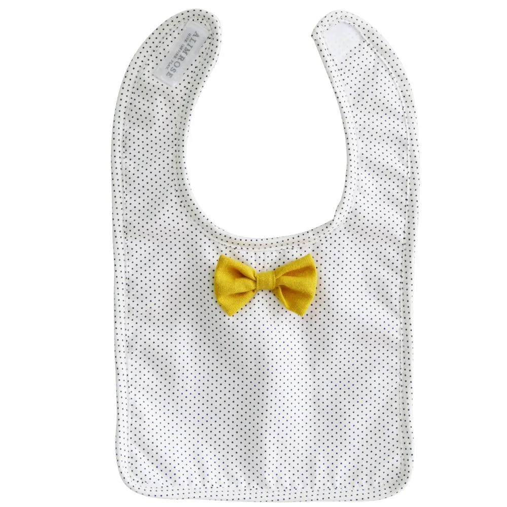Alimrose Bow Tie Bib, Yellow