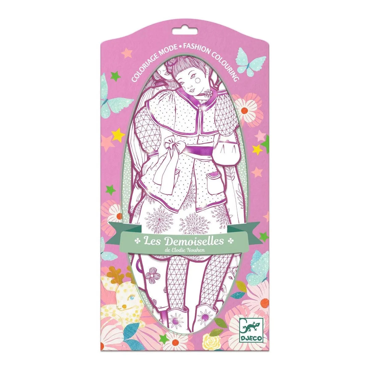 Djeco Demoiselle Coloring Paper Dolls