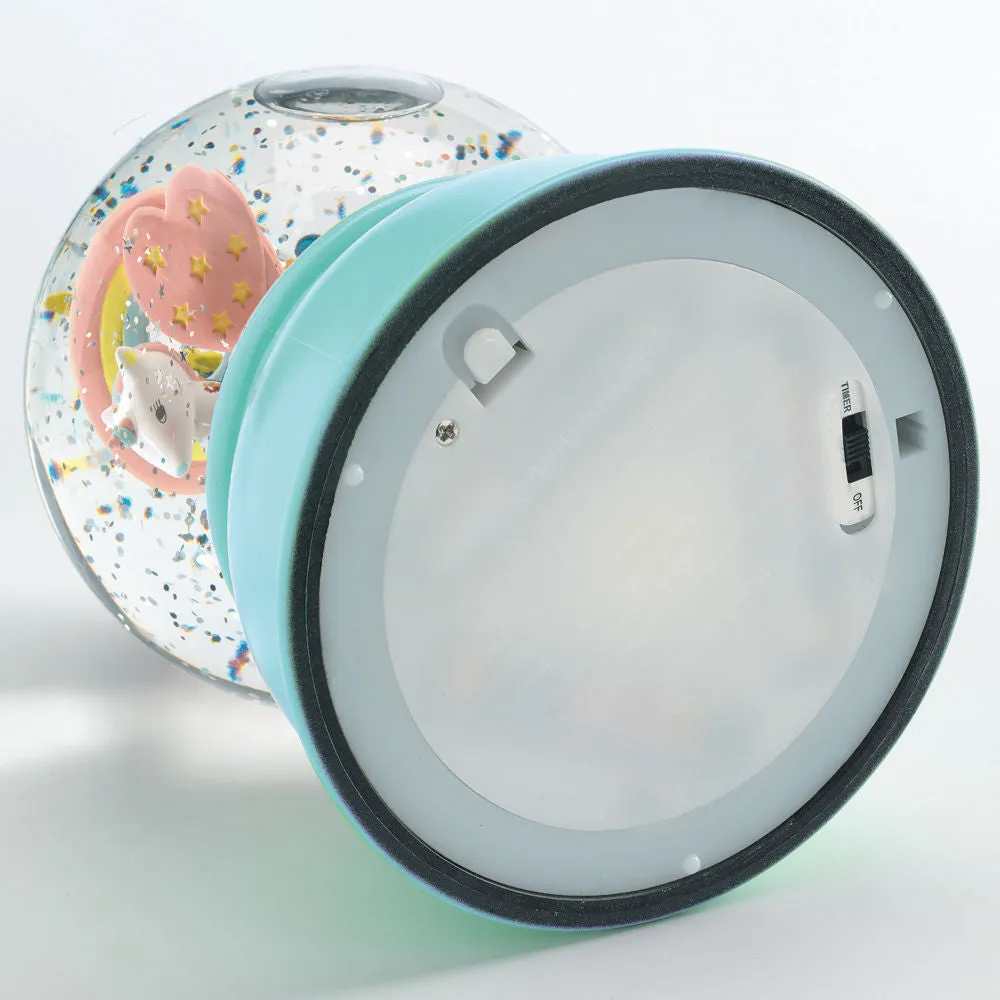 Djeco Snow Globe Night Light, Unicorn
