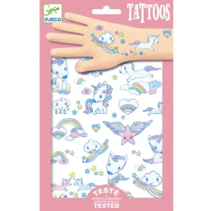 Djeco Temporary Tattoos, Unicorns