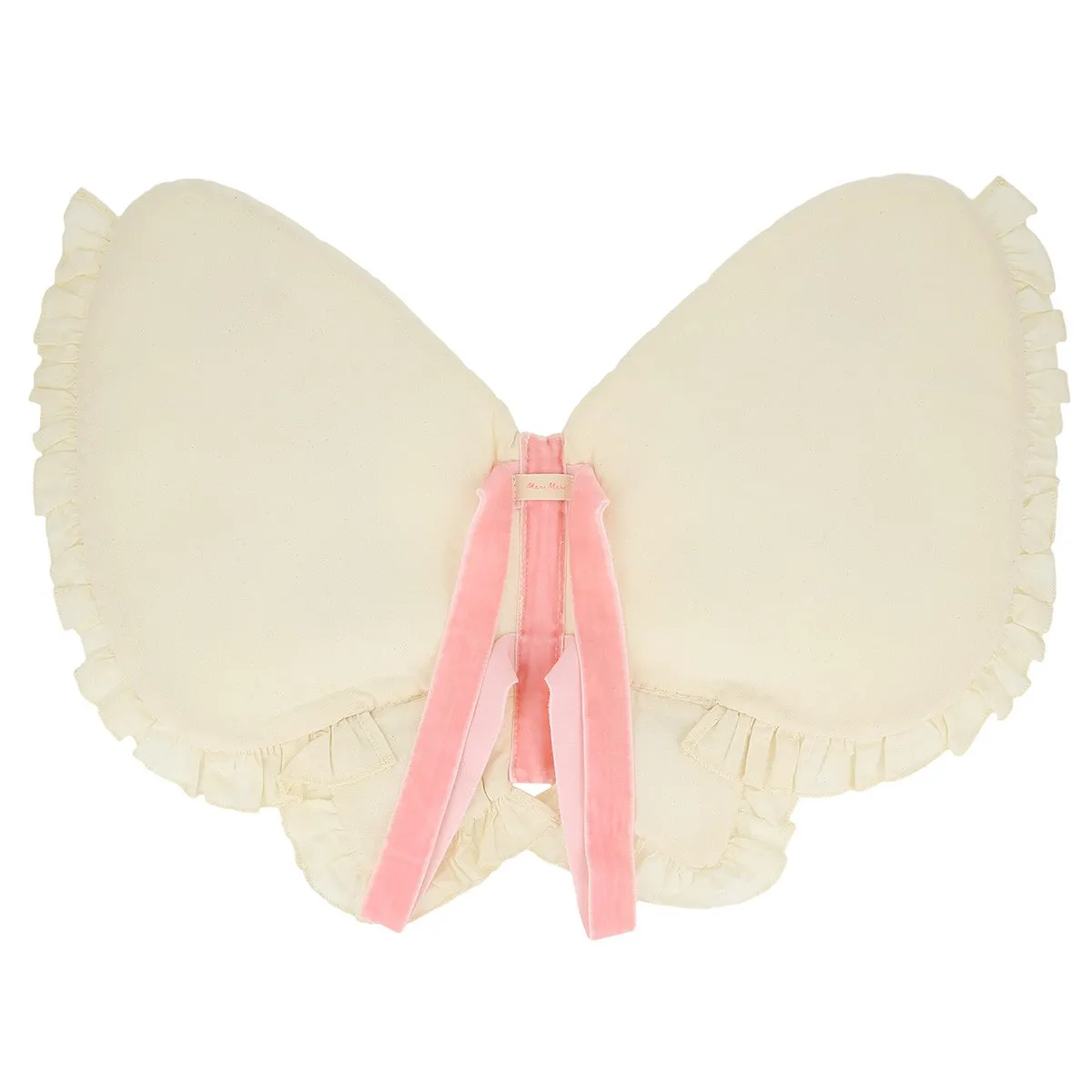 Flower Embroidered Butterfly Wings