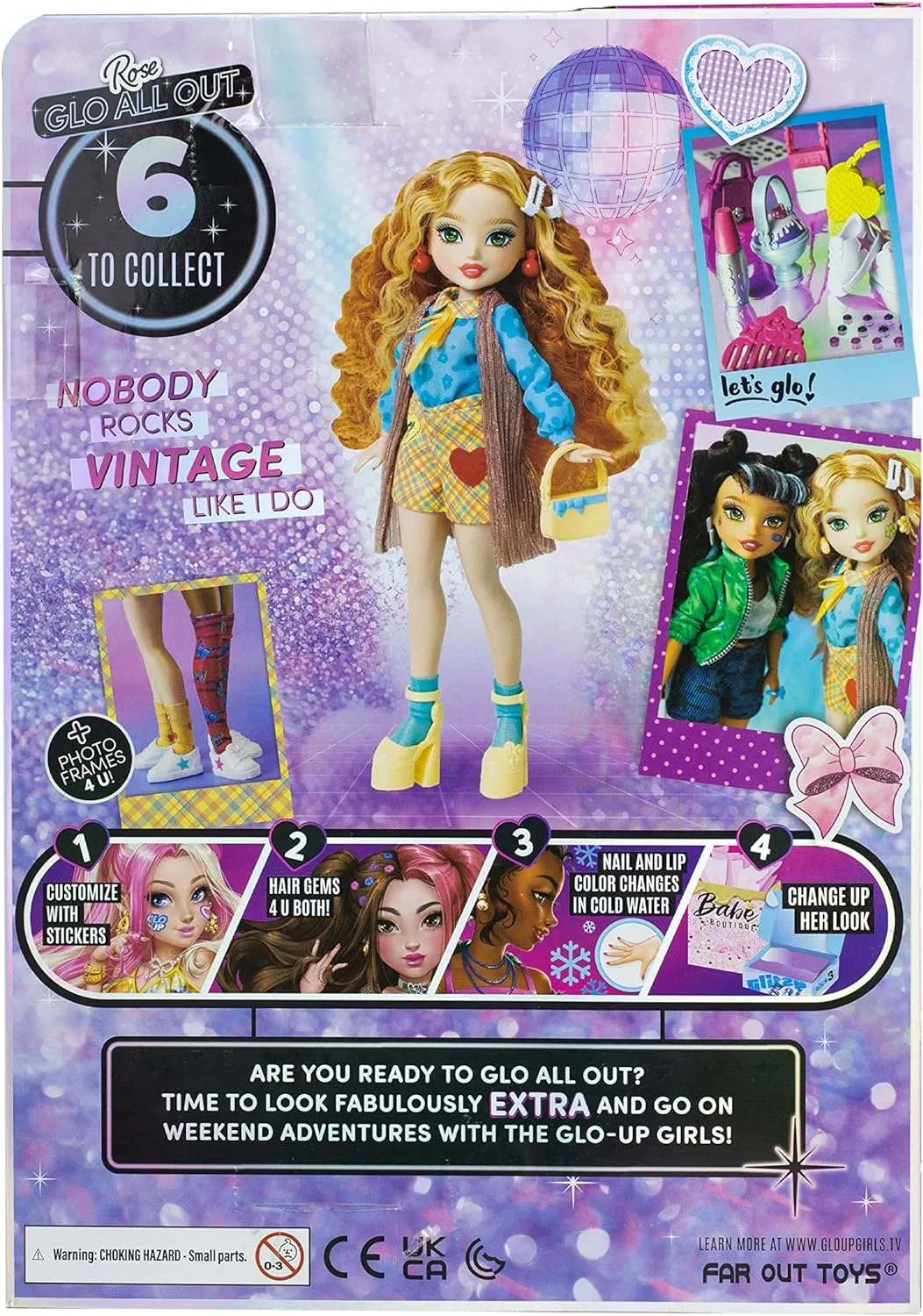Glo-Up Girls - Rose Redhead Fashion Doll