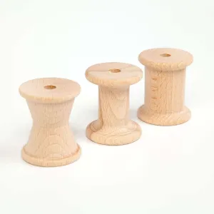 Grapat 3 Spools in Natural Wood