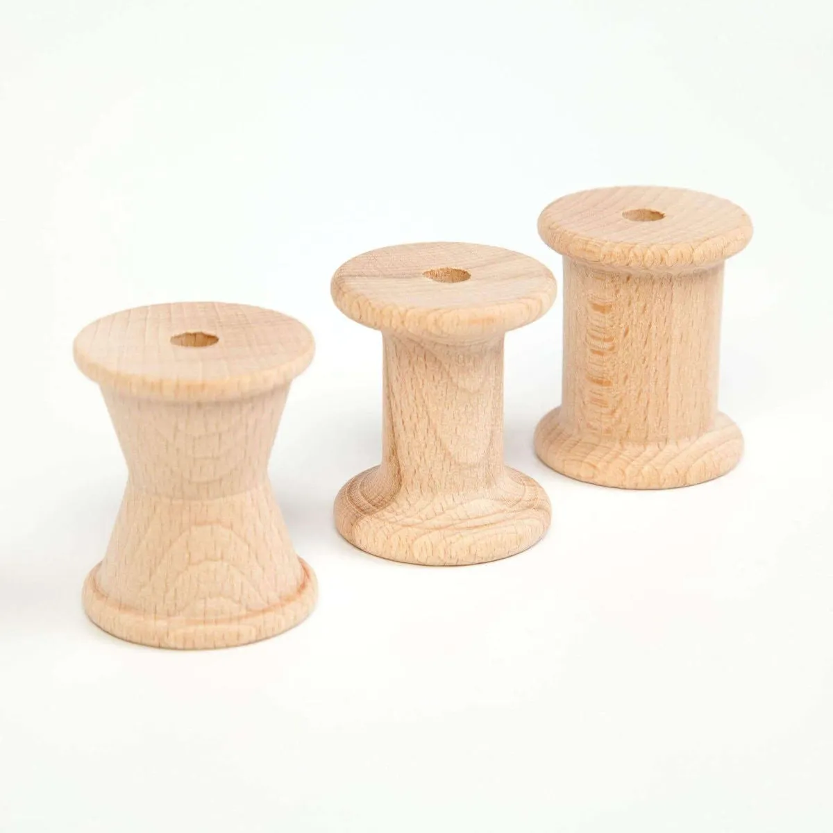 Grapat 3 Spools in Natural Wood