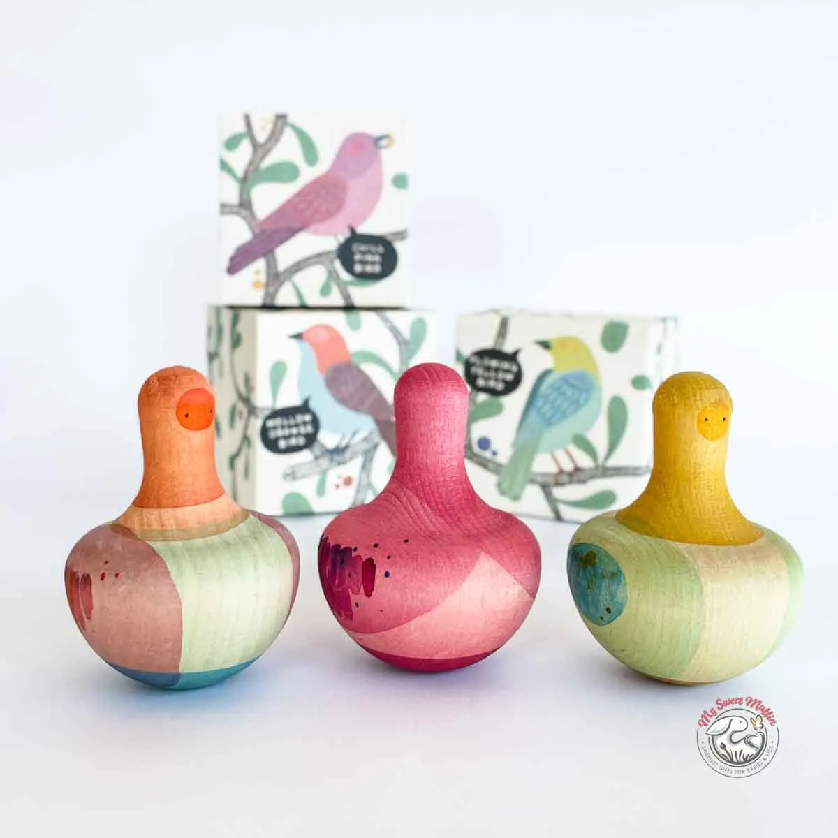 Grapat Wooden Rocking Bird