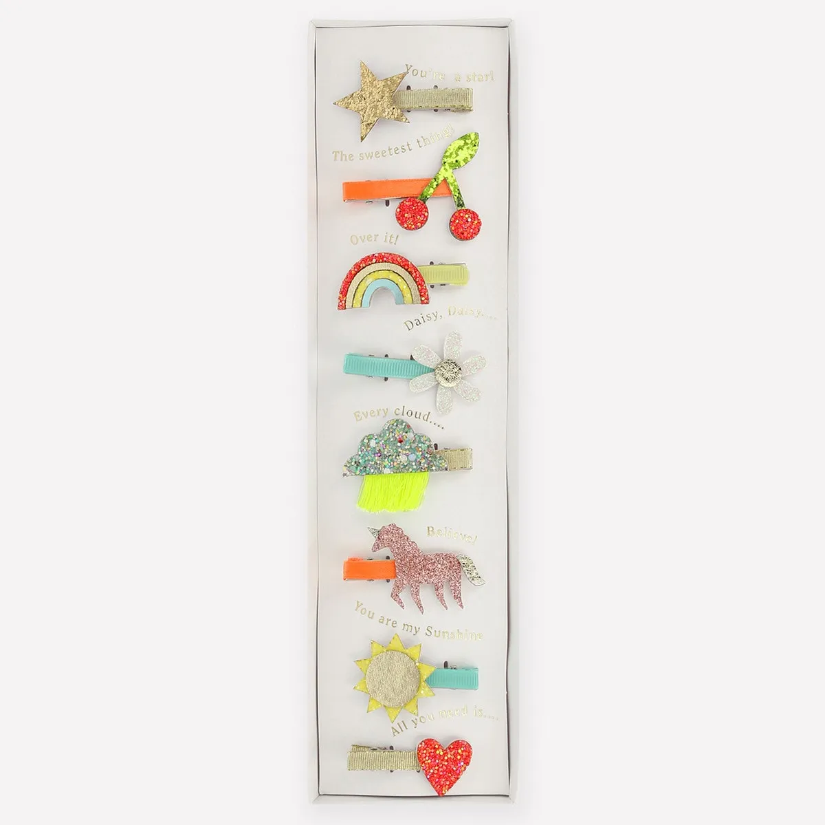 Icon Hair Clip Set (8pcs)