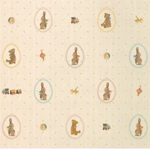 Maileg Bunnies and Teddies Wrapping Paper, 11 yards