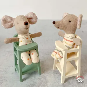 Maileg Doll High Chair for Baby Mouse