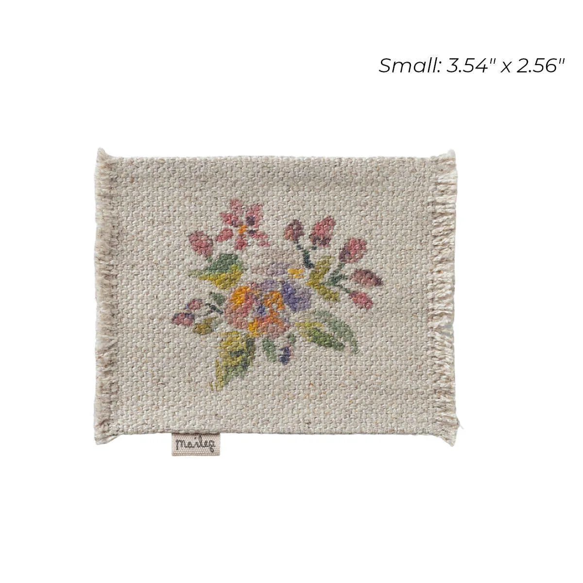 Maileg Dollhouse Rug, Flower