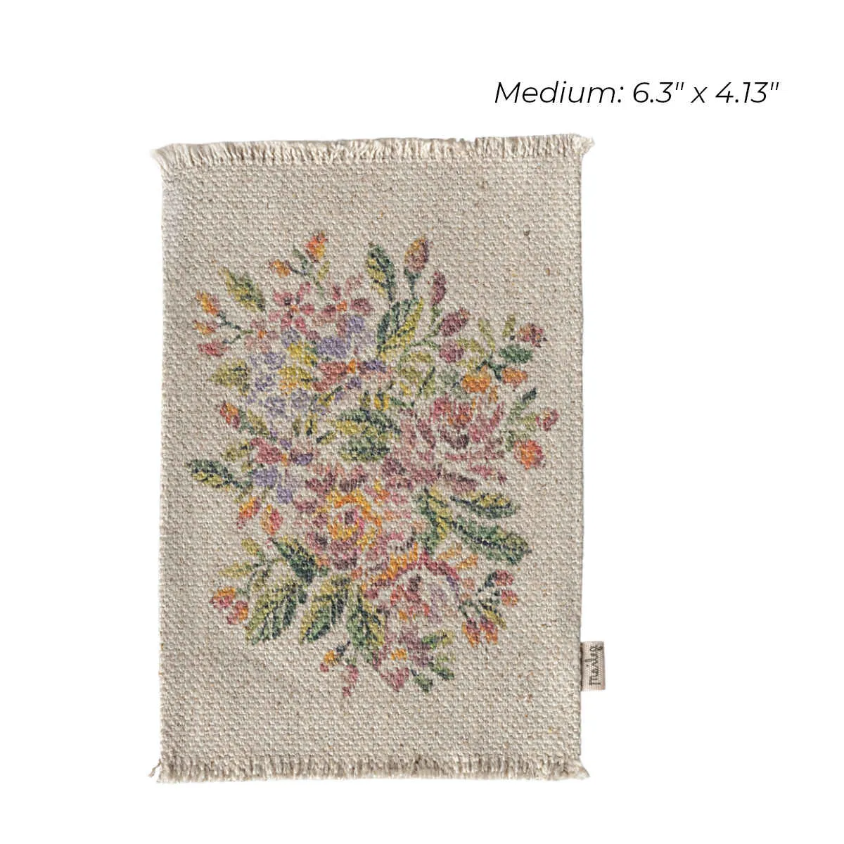 Maileg Dollhouse Rug, Flower