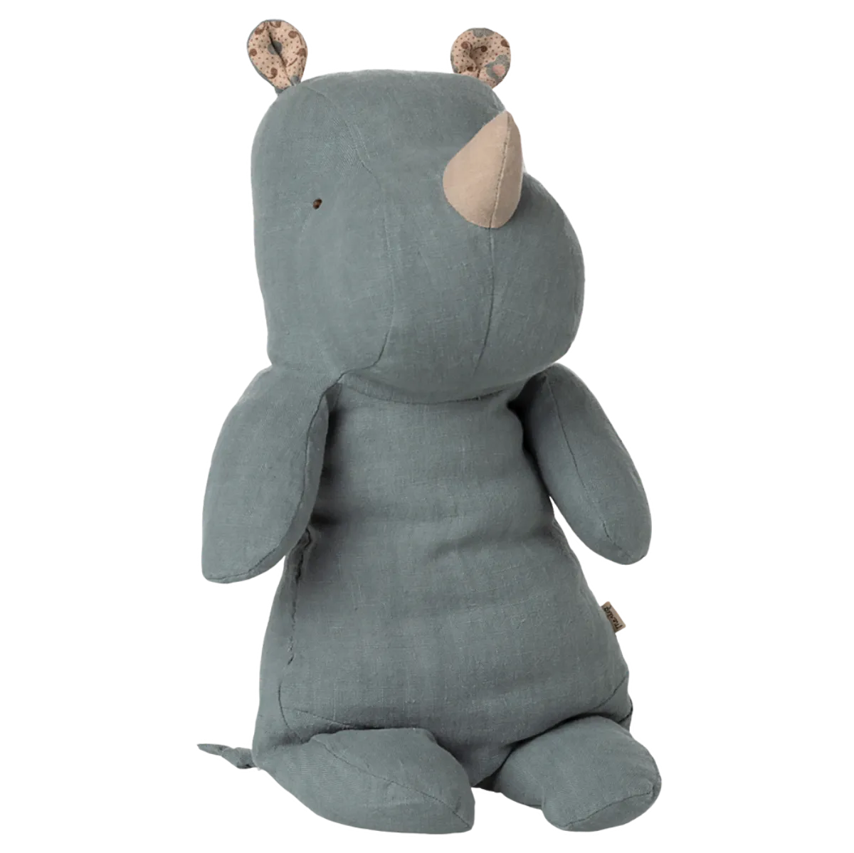 Maileg Medium Rhino, Dusty Blue