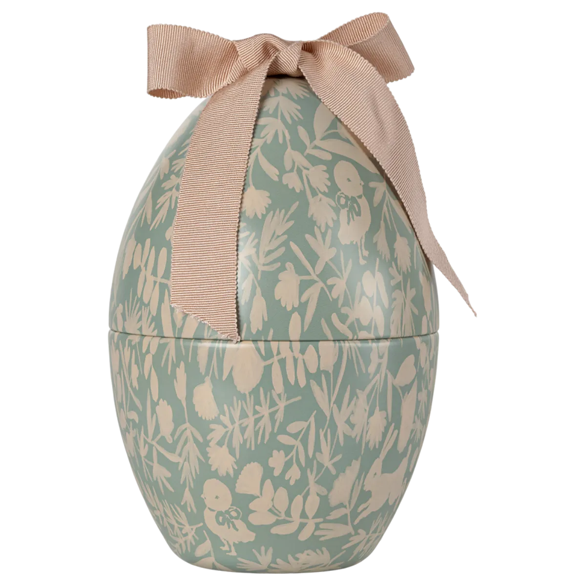 Maileg Metal Easter Egg with Bunny, Mint