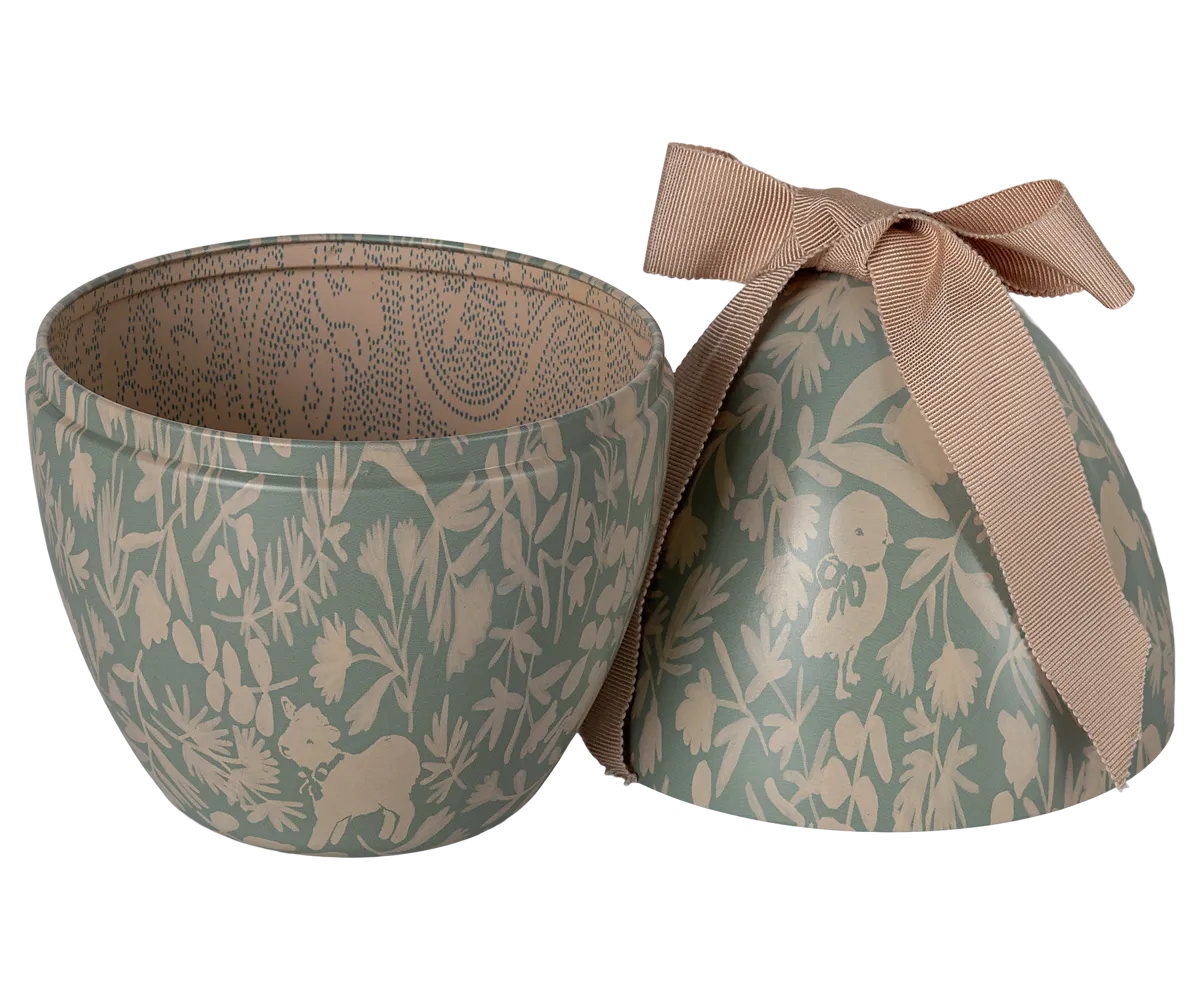 Maileg Metal Easter Egg with Ribbon