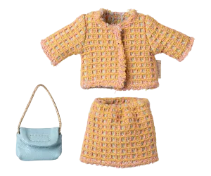 Maileg Mom/Dad Mouse Clothes, 2pcs Suit with  Bag