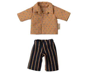 Maileg Mom/Dad Mouse Clothes, Shirt and Striped Pants