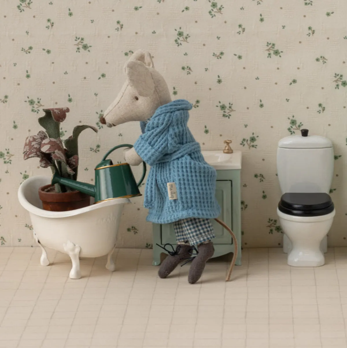 Maileg Mouse size Watering Can