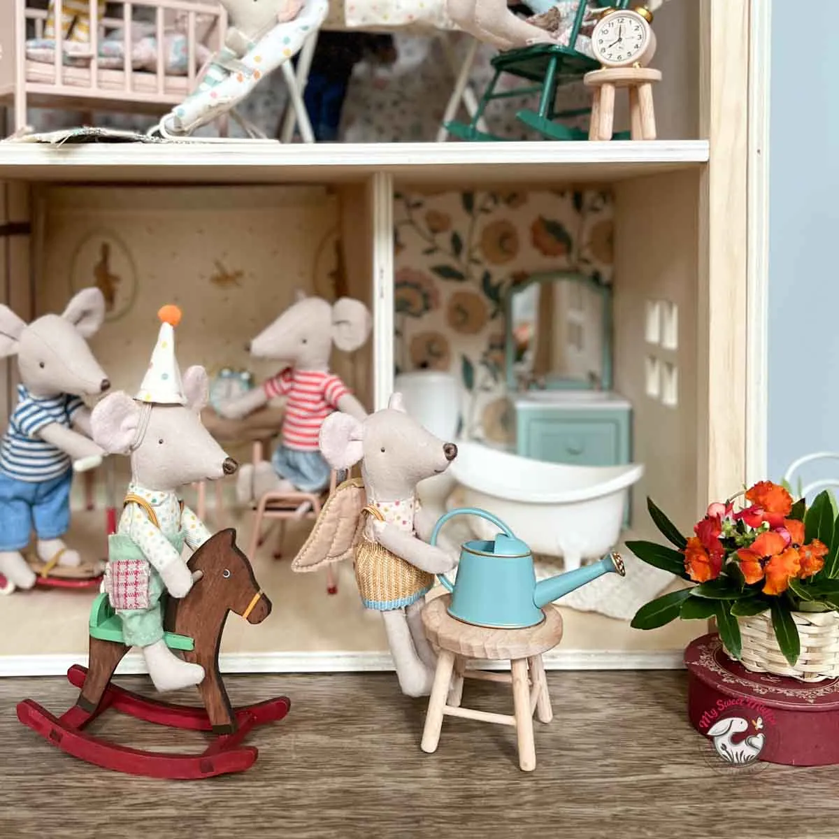 Maileg Mouse size Watering Can