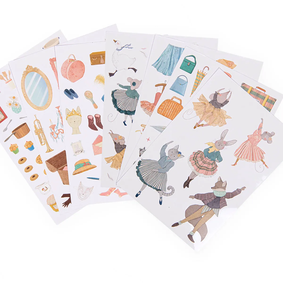 Moulin Roty La Petite Ecole de Danse Coloring Sticker Book
