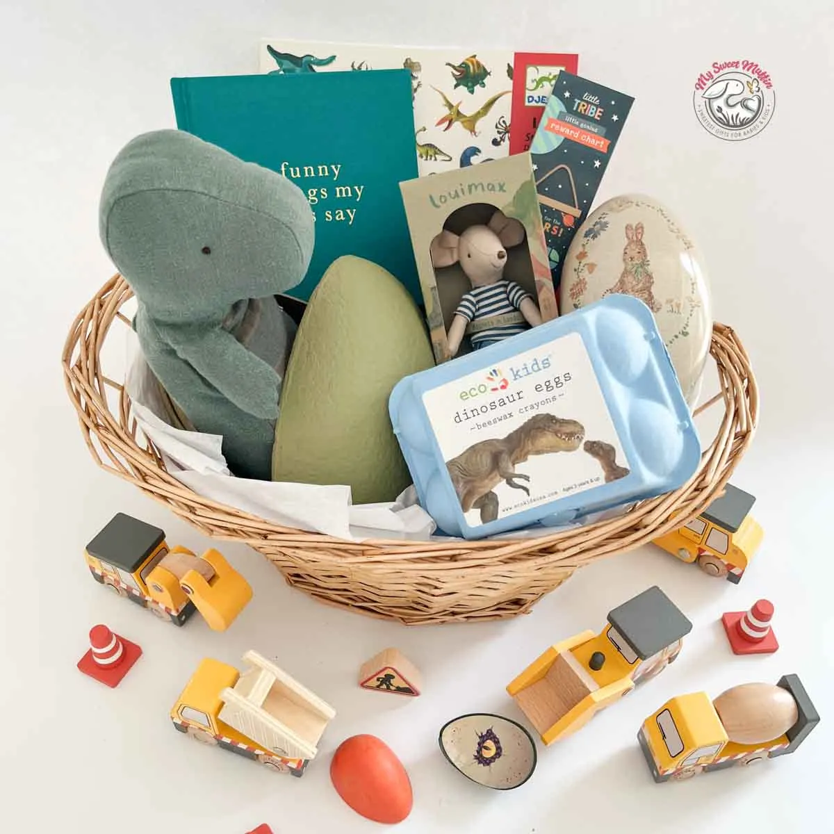 Non-Toxic Beeswax Dinosaur Eggs Crayons