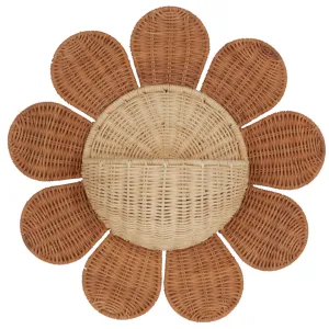 Olli Ella Rattan Daisy Wall Basket