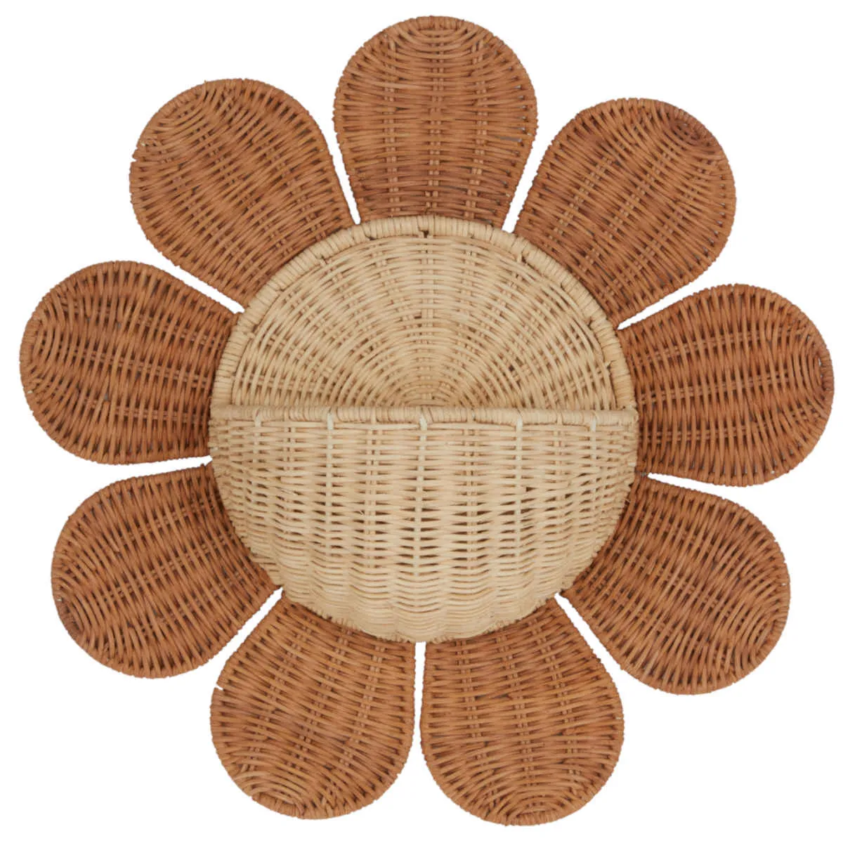 Olli Ella Rattan Daisy Wall Basket
