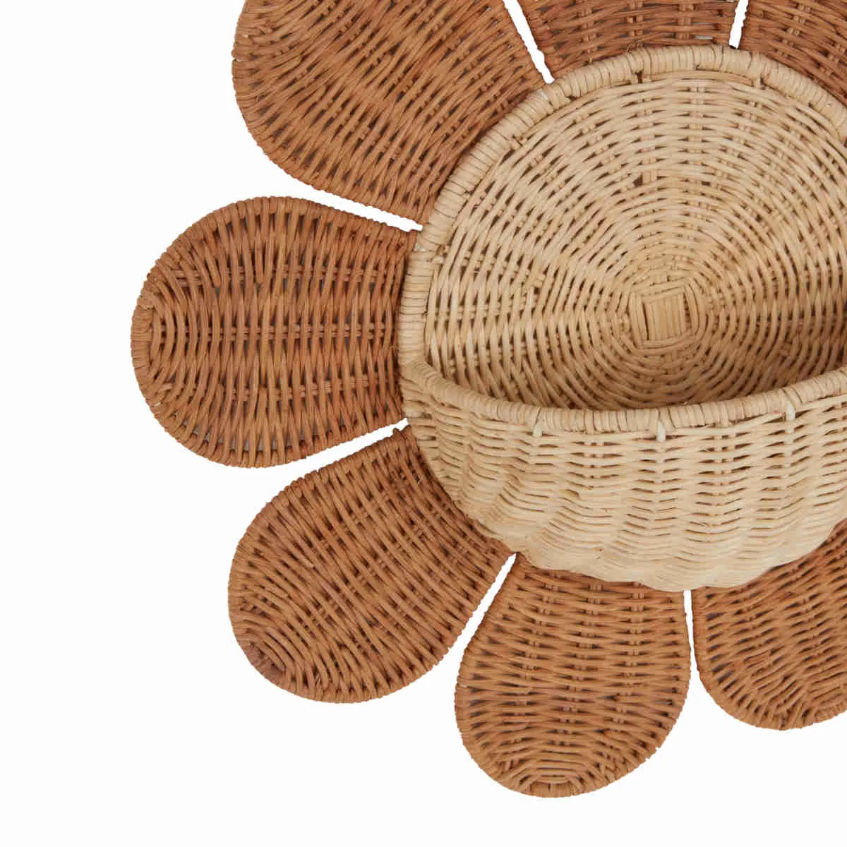 Olli Ella Rattan Daisy Wall Basket