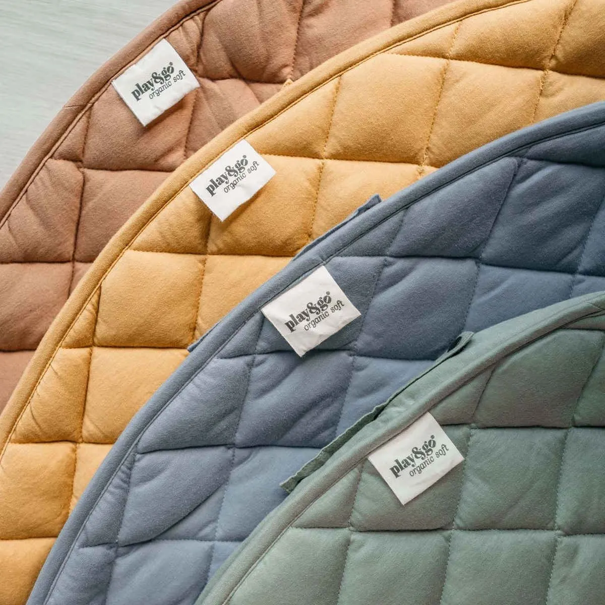 Play&Go 3 in 1 Organic Baby Playmat, Solid Colors