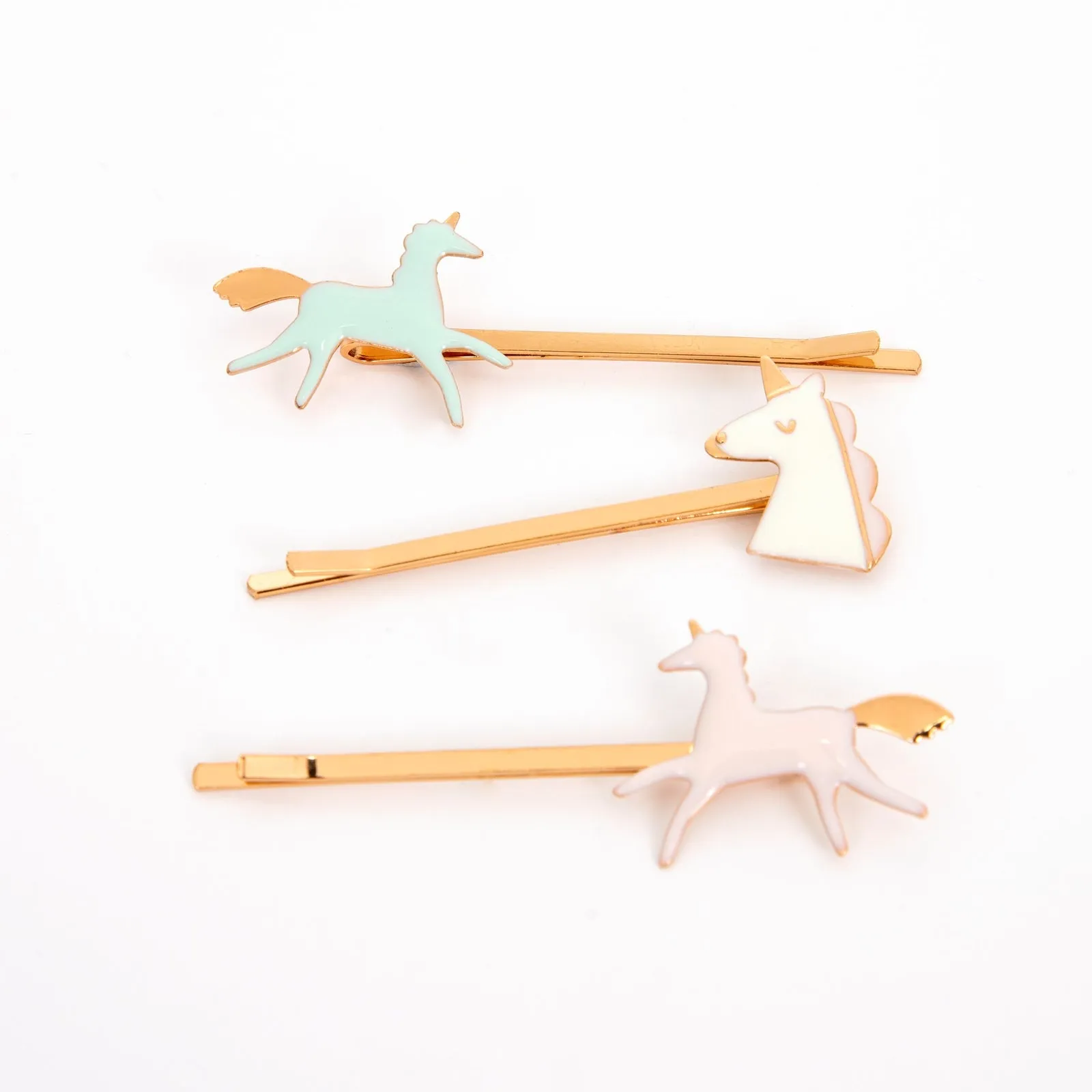 unicorns Enamel Hair pins